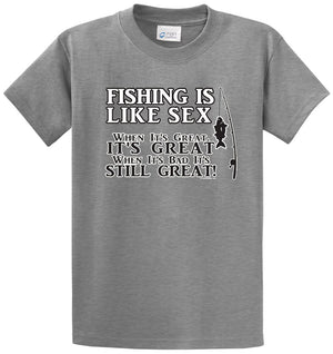Hunting & Fishing Printed T-Shirts, Regular & Big and Tall Sizes
