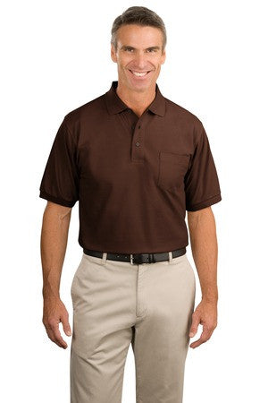 Port Authority Men's Silk Touch Polo Shirt With Pocket-1
