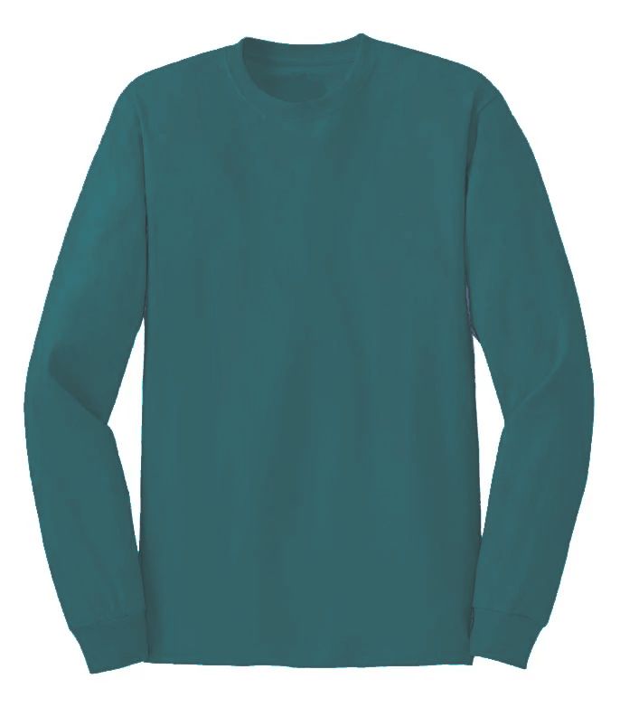 100% Cotton Long Sleeve Tee Closeout-7