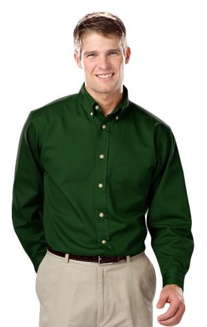 Blue Generation Men's TALL Long Sleeve Cotton Twill Shirt LT-3XT