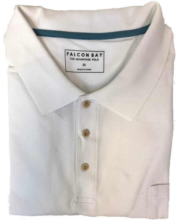 Falcon Bay Poly/cotton Pique Polo With Pocket-5