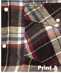 Falcon Bay Men's Long Sleeve Lined Flannel Plaid Shirt
