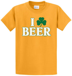 I Clover Beer Printed Tee Shirt