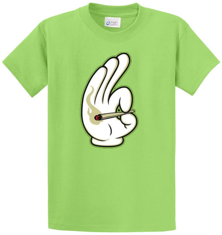 Hand With Joint Printed Tee Shirt