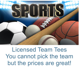 Licensed Sport Team Tee Closeouts