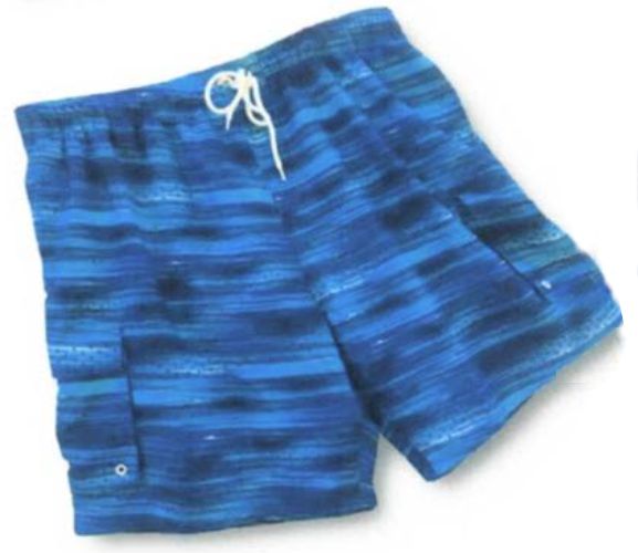 Falcon Bay Big Men's Patterned Cargo Swim Short-1