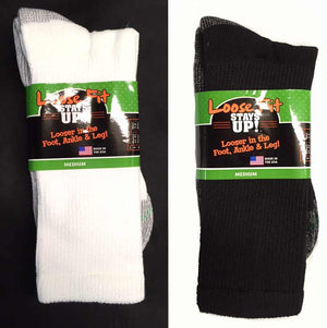 Extra Wide Loose Fit Quarter Socks – Mr. Z's Big & Tall