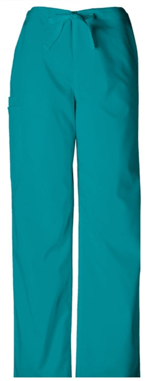 Famous Maker Big Cargo Scrub Pants teal