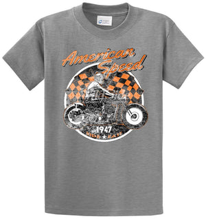 American Speed W/Skeleton Printed Tee Shirt