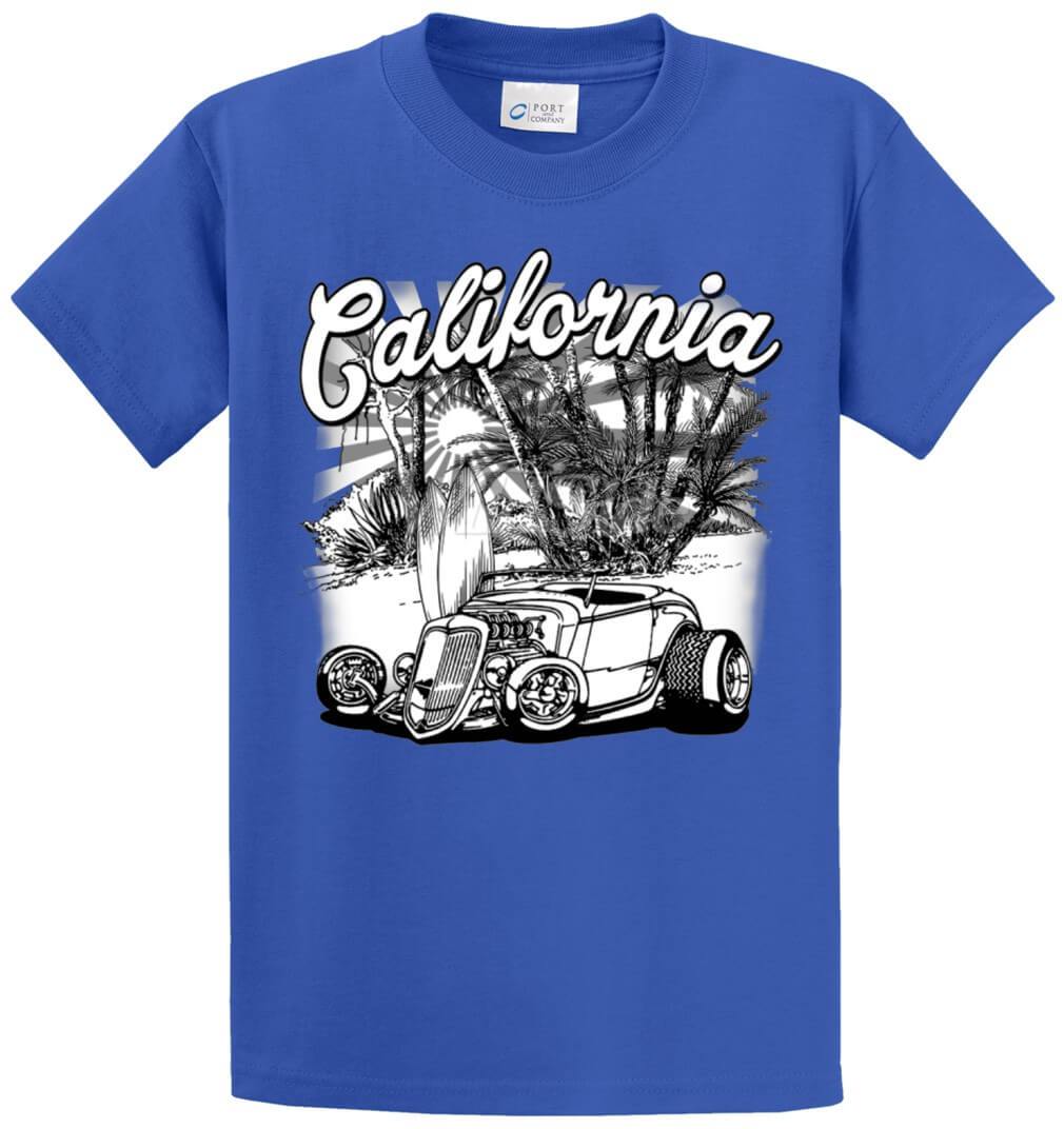 California Hot Rod Printed Tee Shirt-1