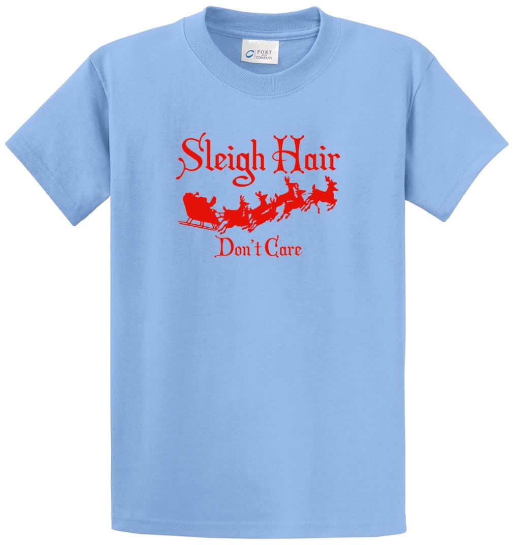 Sleigh Hair Don'T Care Printed Tee Shirt-1