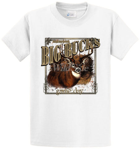 Big Bucks Game Day  Printed Tee Shirt