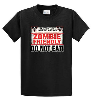 Zombie Friendly Printed Tee Shirt