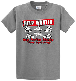Help Wanted Printed Tee Shirt