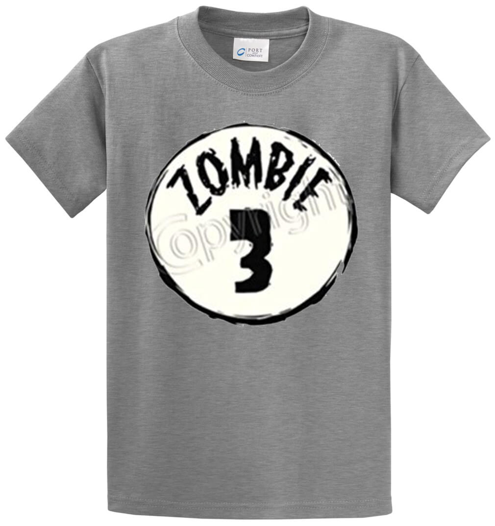 Zombie 3 Printed Tee Shirt-1