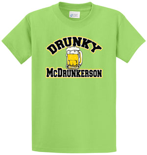 Drunky McDrunkerson Printed Tee Shirt