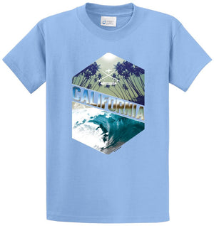 Surfing California Printed Tee Shirt